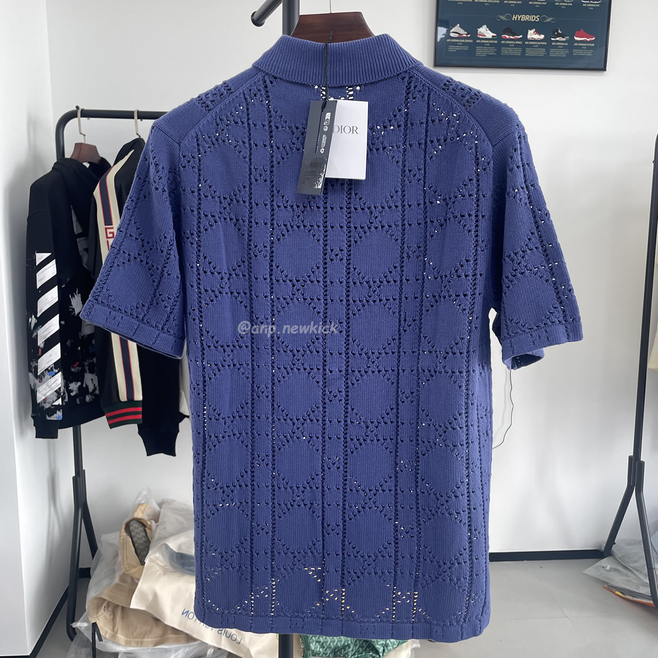 Dior Cannage Short Sleeved Shirt (12) - newkick.vip